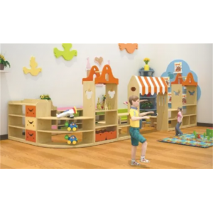 幼儿园室内外游乐设施儿童木制家具系列组合玩具柜 TL-2901
