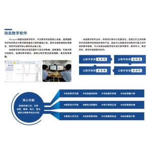 皓骏 数学实验室-动态数学软件 是数学实验室的核心设备能够处理几何、代数、函数、概率等数学内容