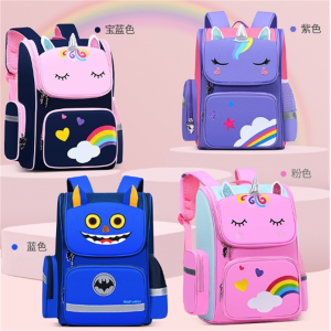 儿童双肩减负大容量太空包可爱卡通印LOGO背包小学生书包