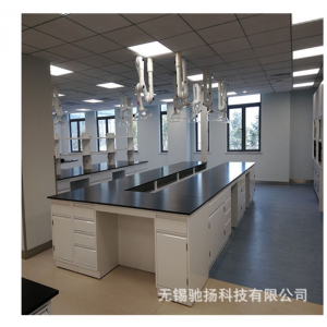生产全钢实验台化学操作台中央台边台白色柜体台面 铰链