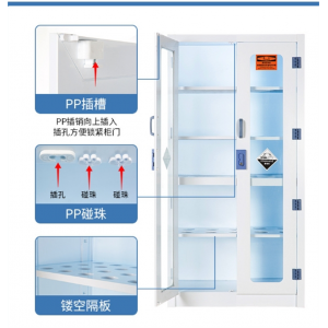 实验室仪器柜PP药品柜耐腐蚀酸碱试剂柜化学品安全存放柜PP器皿柜