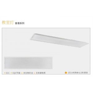 简约长条LED办公室吊灯长方形吸顶灯工作室会议室健身房教室超市普惠系列