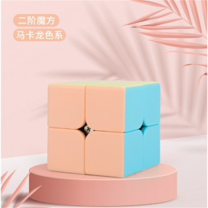 二阶马卡龙 蓝竹文化智转马卡龙二三四五阶跨境正阶魔方顺滑套装儿童益智玩具