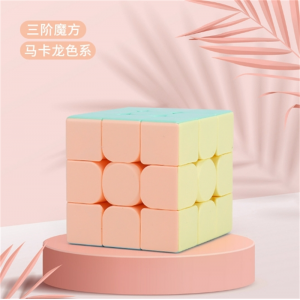 三阶马卡龙 正阶魔方 二三四五阶跨境顺滑套装马卡龙儿童益智玩具蓝竹文化智转
