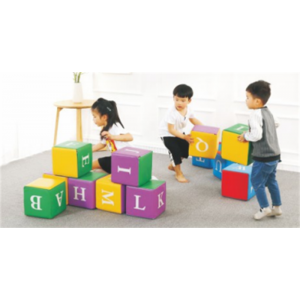 幼儿园室内外设施幼儿软体玩具亲子软体组合系列新款字母积木 YX032-5