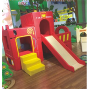幼儿园室内外设施幼儿软体玩具亲子软体组合系列消防滑梯小屋 YX036-5