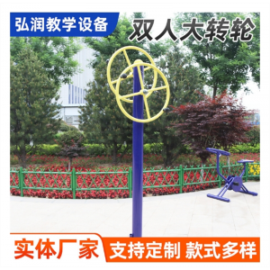 学校小区广场公园室外双人大转轮户外健身器材社区老年人健身大转轮