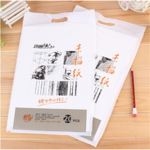 素描纸铅画纸4k铅画纸图画纸20张110克加厚层办公文具用品
