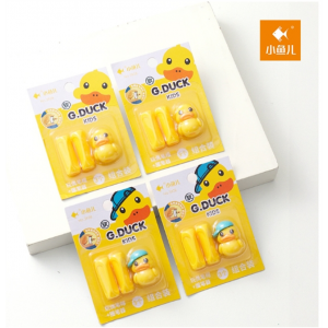 铅笔套文具保护套硅胶握笔器小学生幼儿园卡通可爱笔帽