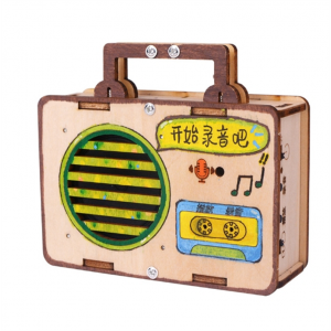 儿童录音机 科学实验科教教具小学生手工 拼装玩具科技小制作