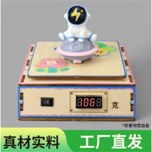 电子秤 小学生玩具手工拼装小发明科学实验实验器材 科技小制作