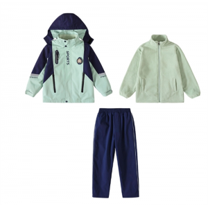 三合一可拆卸防风三件套小学生校服冲锋衣幼儿园园服班服儿童秋冬