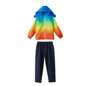 两件套 儿童冲锋衣运动套装秋冬装小学生校服春秋装班服幼儿园园服