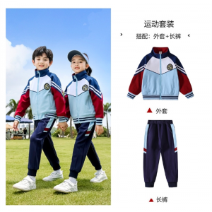 春秋两件套 小学生班服运动风秋冬套装儿童长袖两件套户外校服幼儿园园服校服