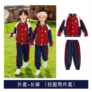校服小学生班服英伦风幼儿园园服秋冬套装儿童户外长袖校服两件套