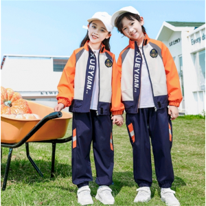 小学生校服班服幼儿园园服街舞运动秋冬装儿童两件套长袖校服厂家