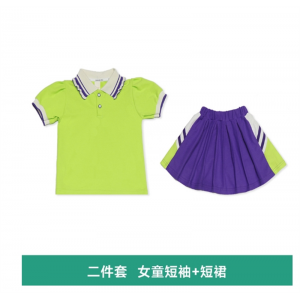 女童两件套 夏季男女童时尚短袖儿童毕业照套装幼儿园班服小学生运动套装校服