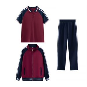 新款初中学生校服套装高中生班服秋季小学生长袖运动服三件套批发
