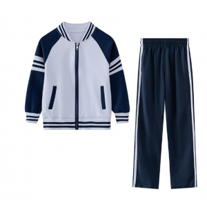 长袖套装 班服秋季初中高中长袖运动服套装批发中学生校服三件套休闲棒球服
