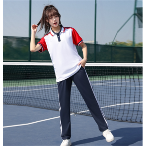 中学生夏季校服短袖班服初中小学生运动长袖春秋装三件套现货批发