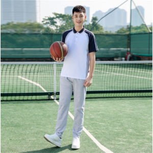 短袖 夏季中小学生校服短袖套装初中高中班服半袖运动服男女团体 棉T恤