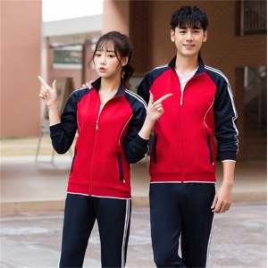 初中学生校服套装春秋长袖运动服高中生男女外套班服两件套团体服