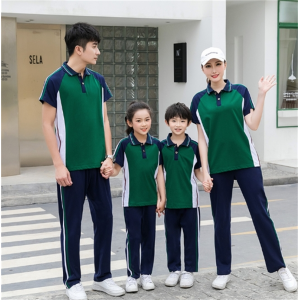 夏季短袖校服套装初中生休闲运动服男女半袖演出服批发小学中学生