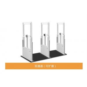 蓝鲸知图 智慧图书馆 高频RFID安全门双通道（可扩展）对带有电子标签的书籍进行扫描 防偷防盗