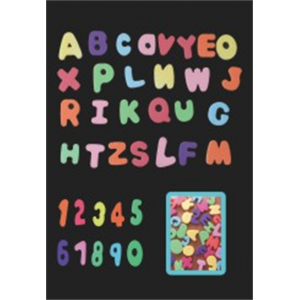 幼儿园儿童游乐幼儿益智积木系列EVA磁性字母数字 50034