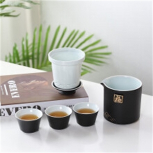 节日礼品厨具礼品德菲摩尔DEPHIMORE旅行功夫茶具创意便携快客杯旅行茶具
