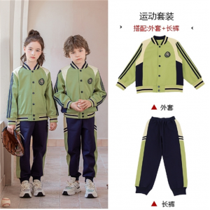 小学生春季校服男女孩户外团体运动套装幼儿园毕业季班服演出服装
