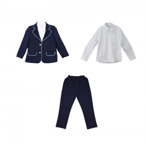 男款三件套 中大童男童西服套装女童学院风西服高中生合唱演出服班服澜洋贝贝