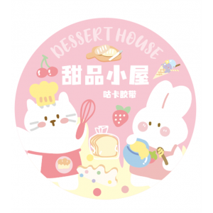 中小学生文具动物咕卡胶带（24/包）