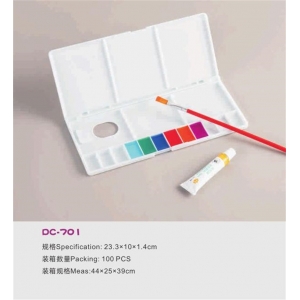 丹希 保湿型专业美术调色盒DC-701 密封保存，使颜料不干燥