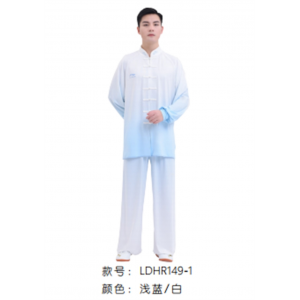 水墨款长袖太极服 太极拳练功服女男款表演服新款武术练功服装综合训练运动春夏