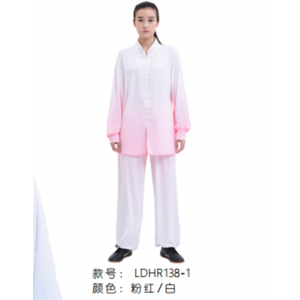 长袖太极服水墨款 太极拳练功服女男款表演服新款武术练功服装综合训练运动