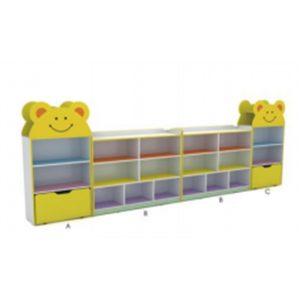幼儿园室内外设施幼儿家具系列小熊造型玩具柜 CH23-08310