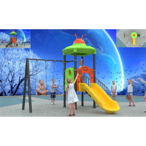 幼儿园户外游乐设施儿童滑梯组合星际太空系列 VS2-23019B