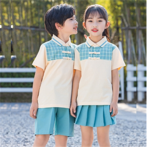 小学生校服套装夏季2023年新款幼儿园毕业照服装儿童汉服演出