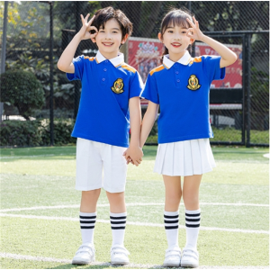 小学生校服运动套装儿童班服幼儿园园服夏季短袖两件套