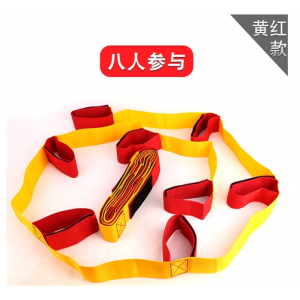 有轨电车巨人脚步大脚板多人绑腿带游戏素质拓展培训练器材道具