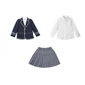 女款三件套 学生校服英伦风男童西服套装女童演出服西装春秋款班服潮