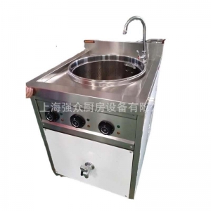 台式电热煮面炉连柜座商用电热煮面炉麻辣烫炉饺子面条电锅汤粉桶