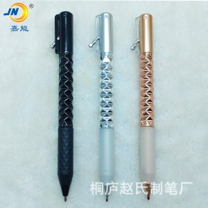 变形笔菱形笔杆几何按动变形中性笔创意设计可定logo