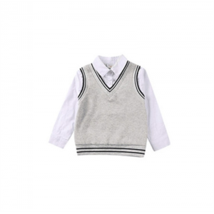儿童学院风班服儿童红色表演服小学生英伦风校服套装园服秋季新款