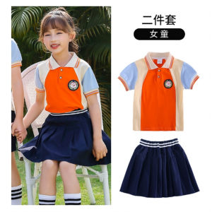夏季幼儿园园服夏装新款学院英伦风儿童班服大班毕业服小学生校服