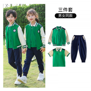 幼儿园园服秋季三件套中小学生运动服校服班服2022新款英伦风套装