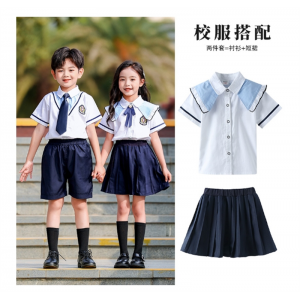 校服儿童学院风英伦风班服幼儿园园服毕业照服合唱服中小学生夏季