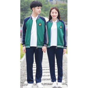 中小学高中生大学生校服学校校服裤子秋季外套班服套装两色