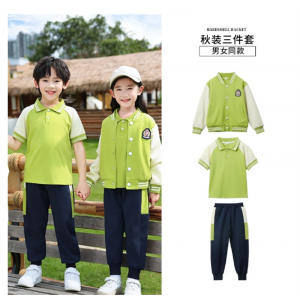 幼儿园园服秋冬款儿童棒球服运动套装小学生英伦风校服一年级班服